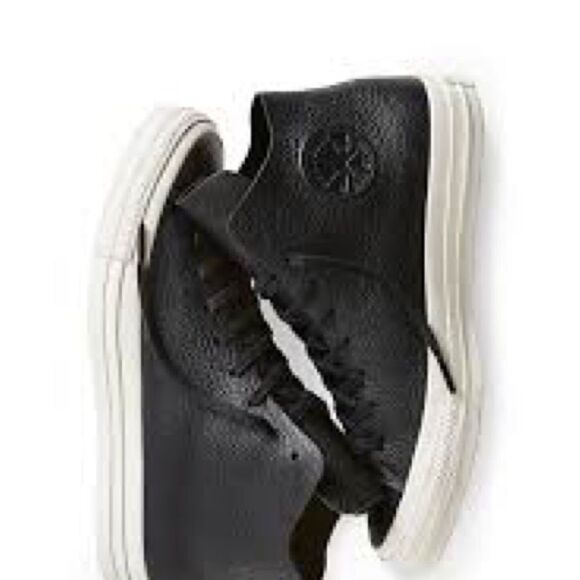 Converse | Unisex Chuck Taylor All Star Hi Leather Lace Up Sneakers | M3 W5 - Picture 1 of 9